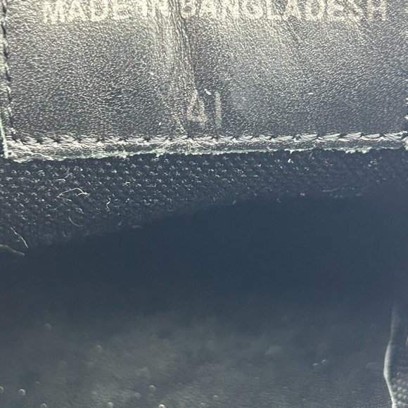 Versace Collection Black Leather Medusa Logo Shoes - Picture 8 of 12